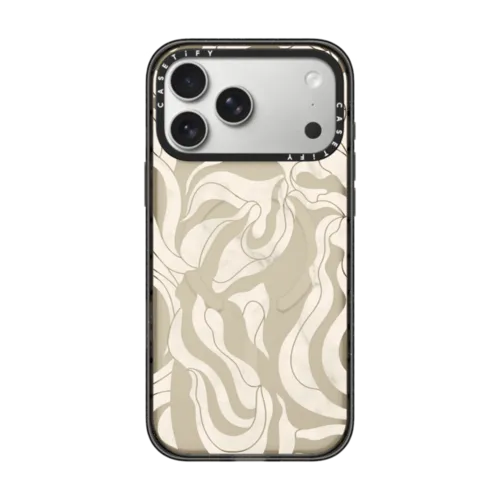 White frost Case  | iPhone 17 Pro Max / Impact Case MagSafe Compatible / Black | Image 1