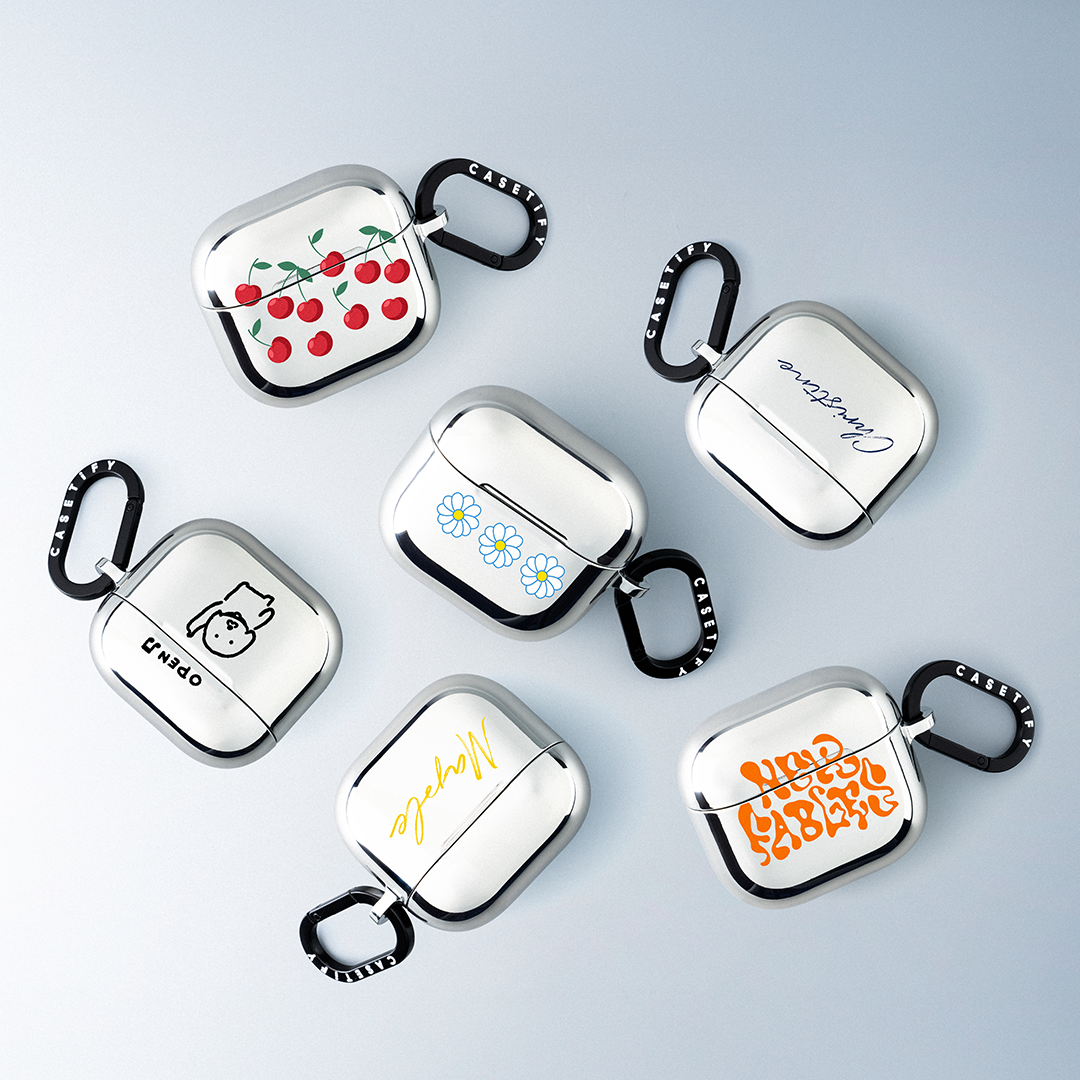 Too Much Ingredients | AirPods Pro 2 / Earbuds Mirror Case / Silver | Image 4