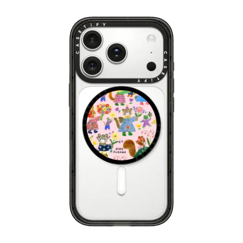 Smile Parade | Snappy Grip Stand / Snappy Grip Stand MagSafe Compatible / Black | Image 1