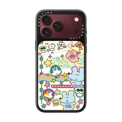Sukeydokey Deco sticker Phone Case | iPhone 18 Pro Max / Impact Case MagSafe Compatible - Glossy / Glossy Black | Image 1