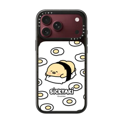 egg sushi with sickyaki | iPhone 18 Pro Max / Impact Case MagSafe Compatible - Glossy / Glossy Black | Image 1