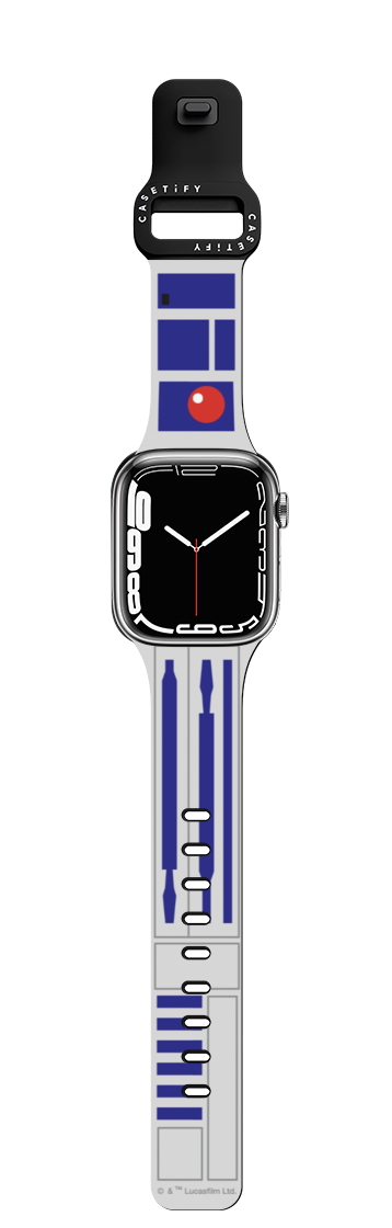 R2D2 Watch Band | Apple Watch Series 7-9 (45mm) / Impact Band / Black | Image 1