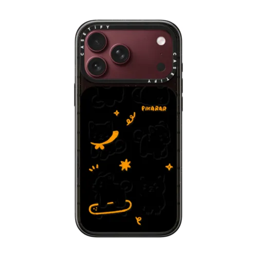 Doodle Collage by PIKARAR | iPhone 18 Pro Max / Impact Case MagSafe Compatible - Glossy / Glossy Black | Image 1