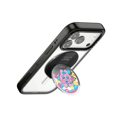 OPANCHU USAGI POWER CEREAL SNAPPY GRIP STAND | Snappy Grip Stand / Snappy Mirror Grip Stand MagSafe Compatible / Silver | Image 3