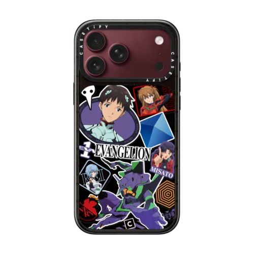 Evangelion Sticker Case | iPhone 18 Pro Max / Impact Case MagSafe Compatible - Glossy / Glossy Black | Image 1