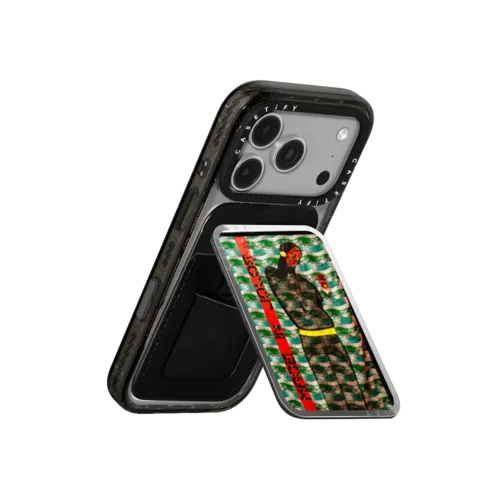 Made In Jolof | Snappy Cardholder Stand / Snappy Mirror Cardholder Stand MagSafe Compatible / Silver | Image 3