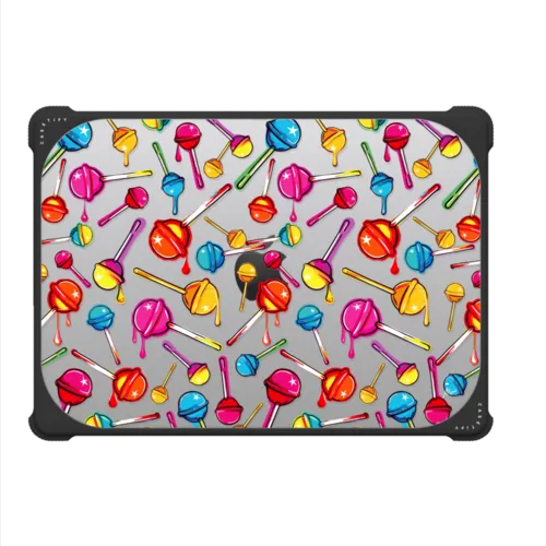 Sticky Sweet Lollipops | MacBook Pro 14-inch (M1 - M5) / MacBook Bounce Case / Black | Image 2