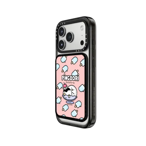 ice cream pingdori | Snappy Cardholder Stand / Snappy Cardholder Stand MagSafe Compatible / Black | Image 2
