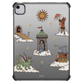 up in the medieval clouds | iPad Air (4th/5th gen) / iPad Impact Case / Black | Image 1