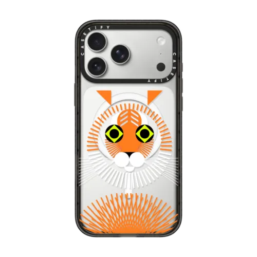 Simple Tiger - 01 | iPhone 17 Pro Max / Impact Case MagSafe Compatible / Black | Image 1