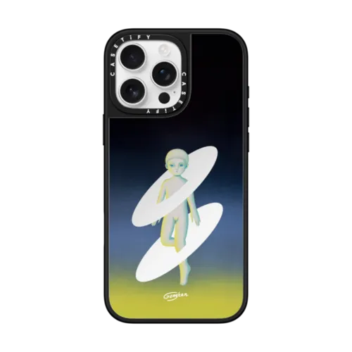 Emotions | iPhone 16 Pro Max / Mirror Case MagSafe Compatible / Silver on Black | Image 1