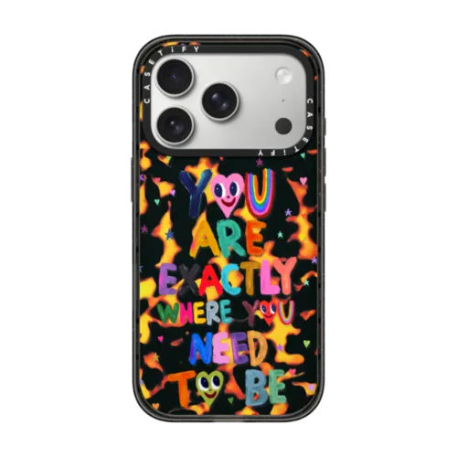 You are exactly where you need to be | iPhone 17 Pro / Impact Case MagSafe Compatible / Tortoiseshell | Image 1