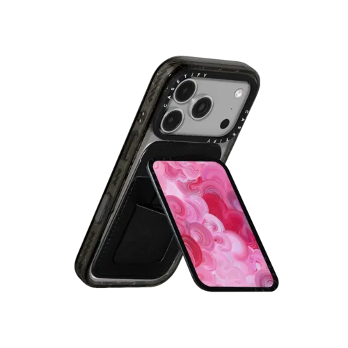 Strawberry Dream | Snappy Cardholder Stand / Snappy Cardholder Stand MagSafe Compatible / Black | Image 3