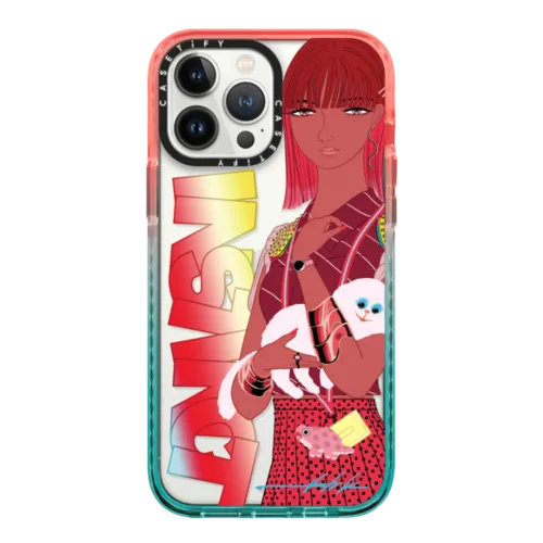 Instinct | iPhone 13 Pro Max / Impact Case / Pink/Blue | Image 1