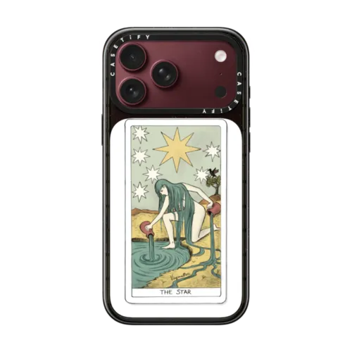 Tarot Star | iPhone 18 Pro Max / Impact Case MagSafe Compatible - Glossy / Glossy Black | Image 1