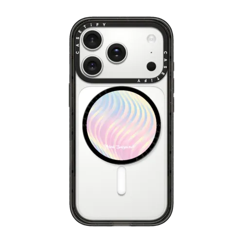 Wavy Feelings | Snappy Grip Stand / Snappy Grip Stand MagSafe Compatible / Black | Image 1