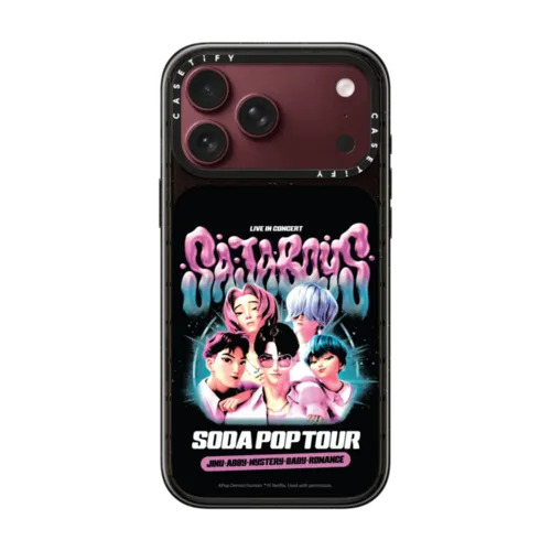 SAJA BOYS Soda Pop Tour Case | iPhone 18 Pro Max / Impact Case MagSafe Compatible - Glossy / Glossy Black | Image 1