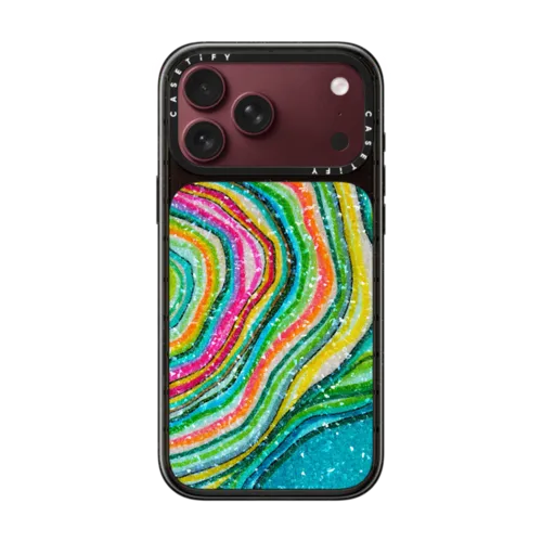 Lineation No. 74 by Ingrid Ching | iPhone 18 Pro Max / Impact Case MagSafe Compatible - Glossy / Glossy Black | Image 1