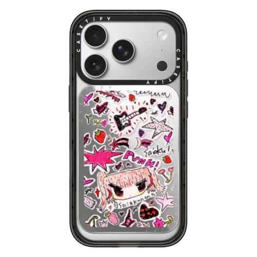 Kira Kira Rock | Snappy Cardholder Stand / Snappy Mirror Cardholder Stand MagSafe Compatible / Silver | Image 1