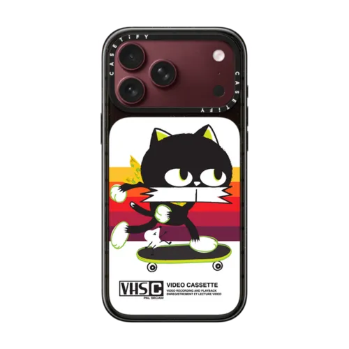 VHS | iPhone 18 Pro Max / Impact Case MagSafe Compatible - Glossy / Glossy Black | Image 1
