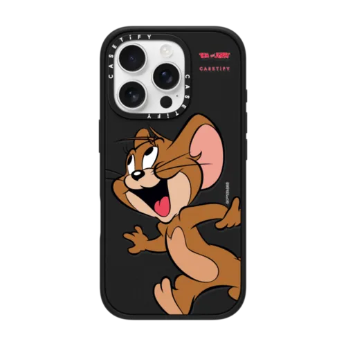 Jerry Character Case | iPhone 16 Pro / Impact Case MagSafe Compatible / Matte Black | Image 1