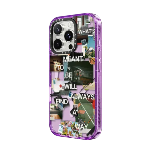 Meant To Be By Malavika Natesh | iPhone 16 Pro / Impact Case MagSafe Compatible / Purple | Image 2