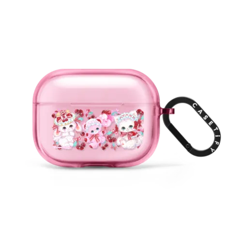 Cherry Lady | AirPods Pro 2 / Earbuds Impact Case / Pink Fizz | Image 1
