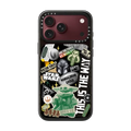 The Mandalorian™ and Grogu Stickermania Case | iPhone 18 Pro Max / Impact Case MagSafe Compatible - Glossy / Glossy Black | Image 1