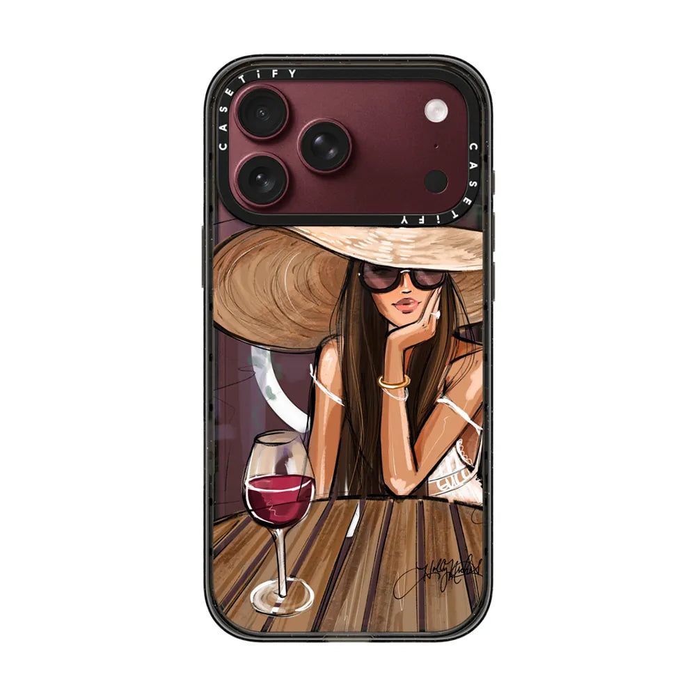 Dreamer with Red Wine (Fashion Illustration) | Image 1