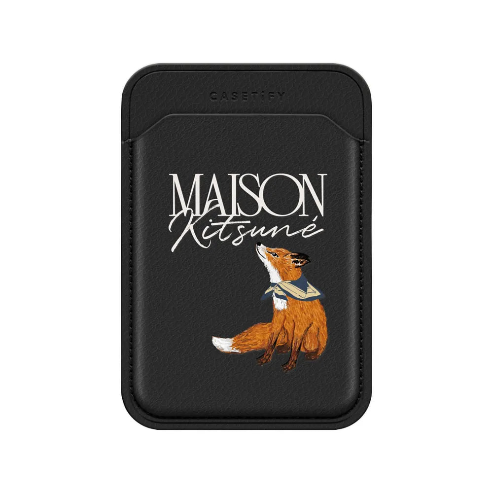 Maison Kitsuné Bandana Fox Snappy Wallet