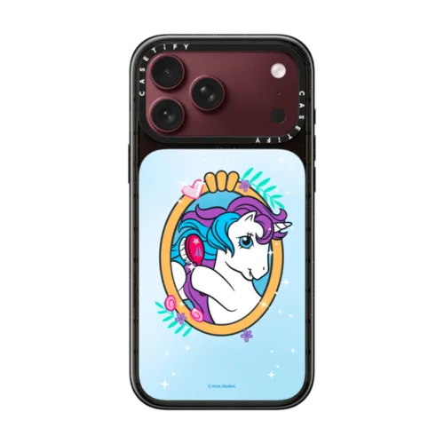 My Little Pony Custom Name Phone Case - Glory | iPhone 18 Pro Max / Impact Case MagSafe Compatible - Glossy / Glossy Black | Image 1
