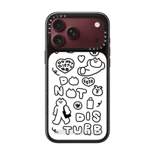 DO NOT DISTURB | iPhone 18 Pro Max / Impact Case MagSafe Compatible - Glossy / Glossy Black | Image 1