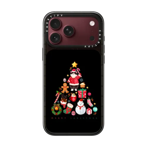 Merry Christmas! | iPhone 18 Pro Max / Impact Case MagSafe Compatible - Glossy / Glossy Black | Image 1