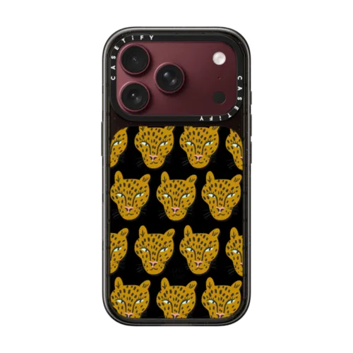 LEOPARDS | iPhone 18 Pro / Impact Case MagSafe Compatible - Glossy / Glossy Black | Image 1