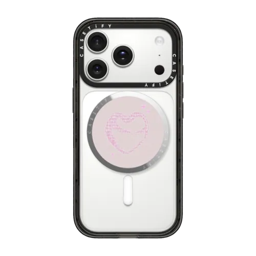 Dreamy Heart - Pink | Snappy Grip Stand / Snappy Mirror Grip Stand MagSafe Compatible / Silver | Image 1