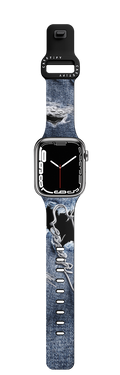 Pinned Statement Watch Band | Apple Watch Series 7-9 (45mm) / Impact Band / Black | Image 1