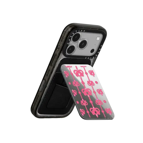 Heart to Heart | Snappy Cardholder Stand / Snappy Mirror Cardholder Stand MagSafe Compatible / Silver | Image 3