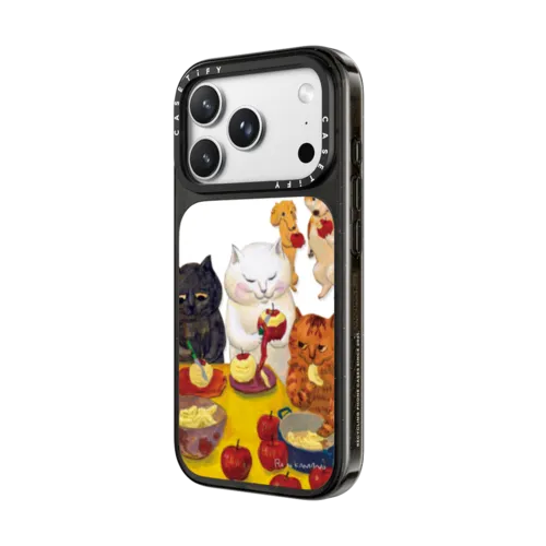 preparing the tarte tatin | iPhone 18 Pro / Impact Case MagSafe Compatible - Glossy / Glossy Black | Image 2