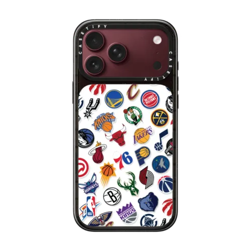 NBA Team Logo Phone Case | iPhone 18 Pro Max / Impact Case MagSafe Compatible - Glossy / Glossy Black | Image 1