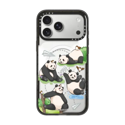 M.LanPanda Playmate Diary Case | iPhone 17 Pro Max / Impact Case MagSafe Compatible / Black | Image 1