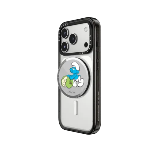 The Smurf Strolling Snappy Grip Stand | Snappy Grip Stand / Snappy Mirror Grip Stand MagSafe Compatible / Silver | Image 2