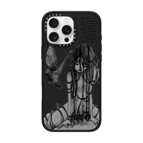 Wake Up | iPhone 16 Pro Max / Impact Case MagSafe Compatible / Matte Black | Image 1