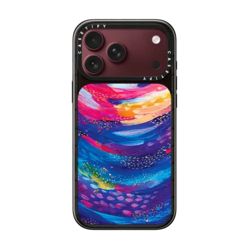 Sunset in Normandie | iPhone 18 Pro Max / Impact Case MagSafe Compatible - Glossy / Glossy Black | Image 1