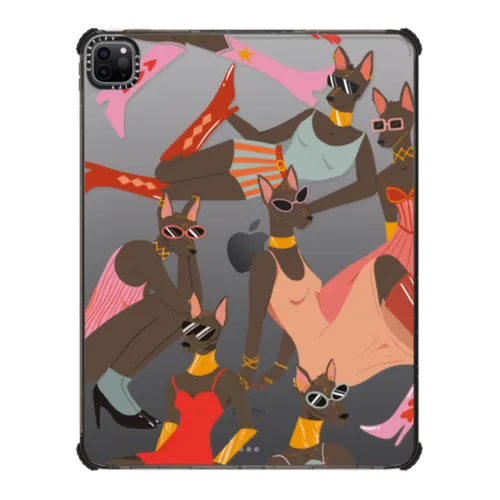 La Diva Chupacabras Tablet Case | iPad Pro 12.9-inch (5th/6th gen) / iPad Impact Case / Black | Image 1