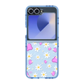 Paper Daisies | Galaxy Z Flip6 / Impact Case / Baby Blue | Image 1