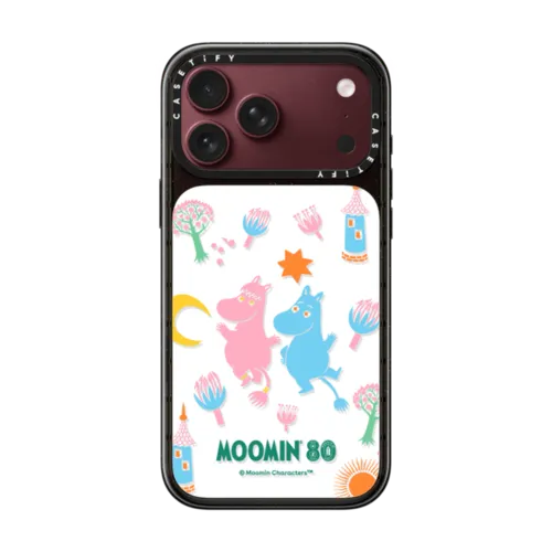 Moomin & Snorkmaiden Case | iPhone 18 Pro Max / Impact Case MagSafe Compatible - Glossy / Glossy Black | Image 1