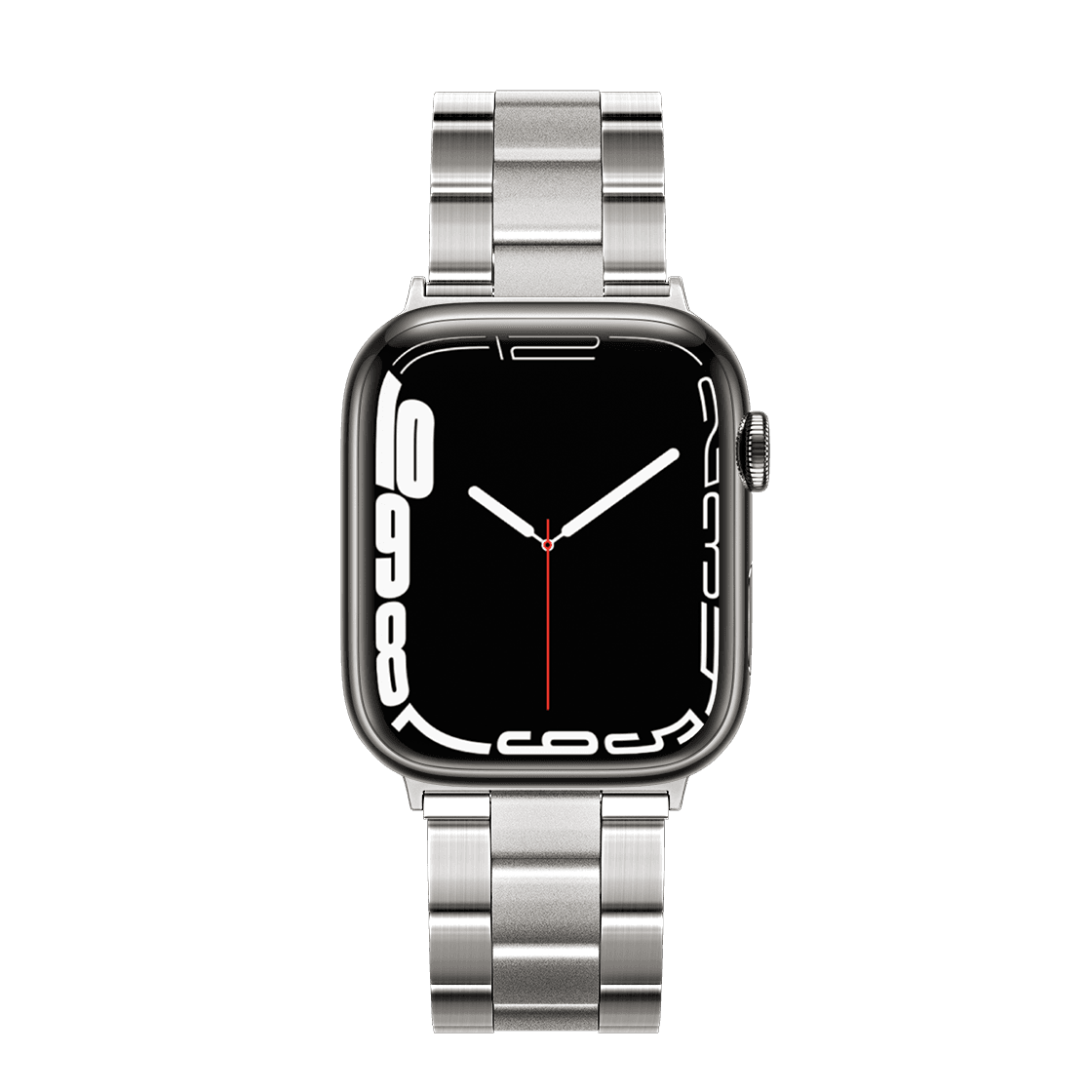 Titanium 3-Link Band 45mm (Series 7-9) - Natural Titanium