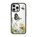 May Gibbs Butterflies | iPhone 16 Pro Max / Impact Case MagSafe Compatible / Black | Image 1