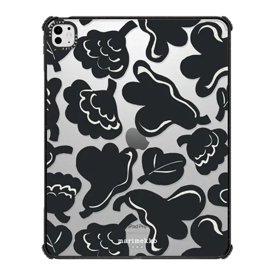 Marimekko Kukasta Kukkaan (Black & White) Tablet Case  | Image 1