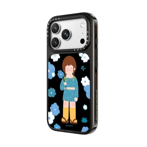 Sky blue KWONI | iPhone 18 Pro Max / Impact Case MagSafe Compatible - Glossy / Glossy Black | Image 2